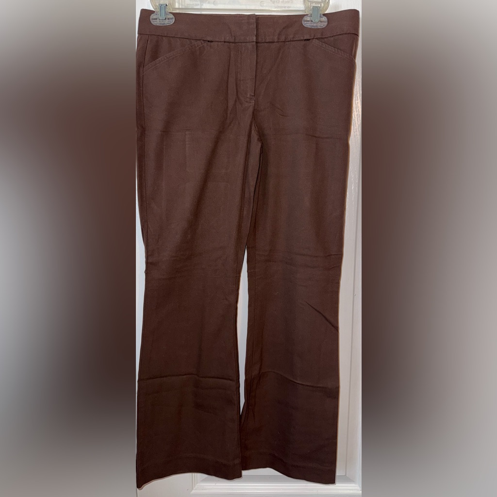 Theory Brown Tailored Trousers Size 4